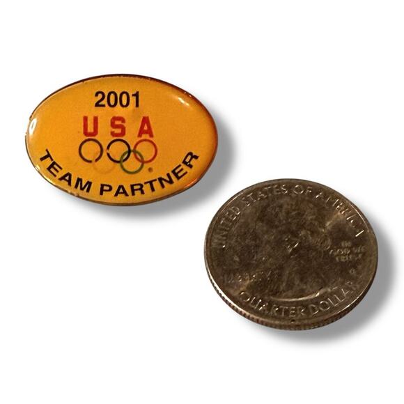 Vintage 2001 Olympic Team Partner Lapel Pin Collectible - Picture 4 of 4